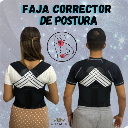 FAJA CORRECTOR DE POSTURA 2 EN 1 - 100% ORIGINAL